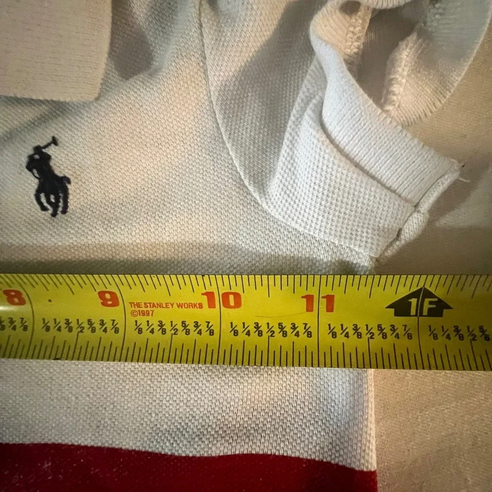 Ralph Lauren Baby Sailboat Tennis Dress 18 Months White Primary Color Stripes